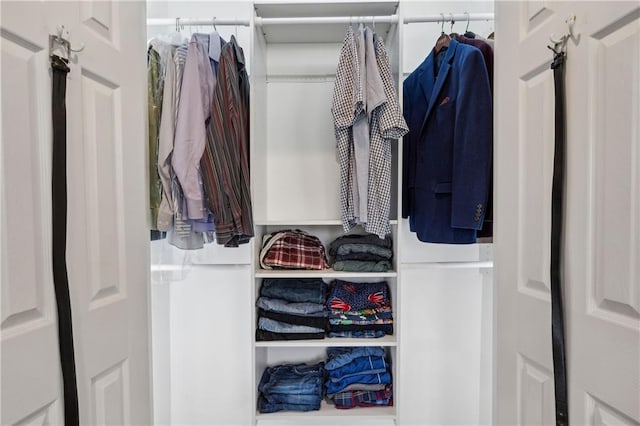 view of closet