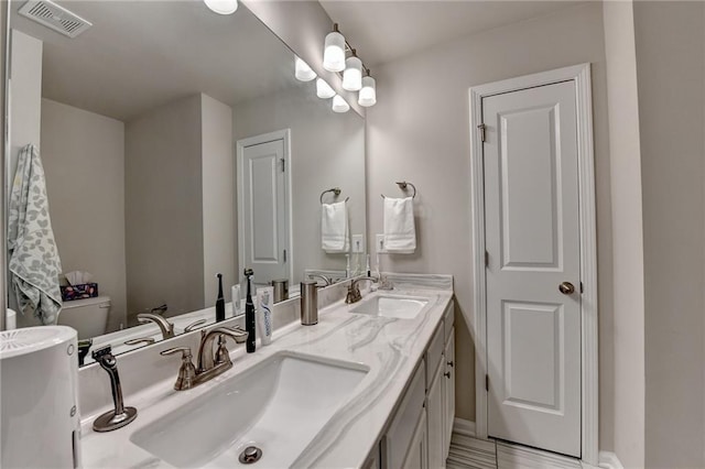 2719 Hedgeway Cir, Kennesaw, GA 30144 - full bath with toilet and double vanity