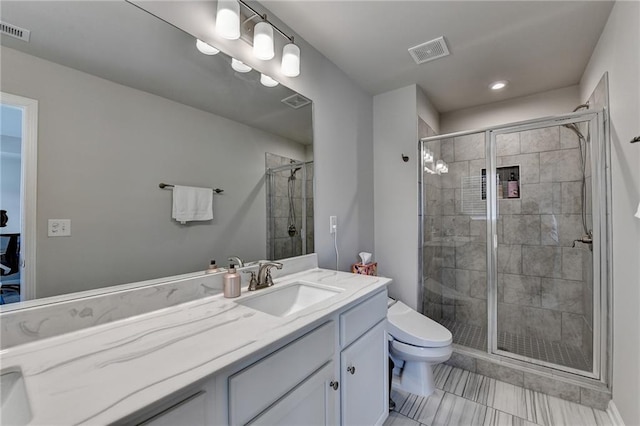 2719 Hedgeway Cir, Kennesaw, GA 30144 - full bath with vanity and a stall shower