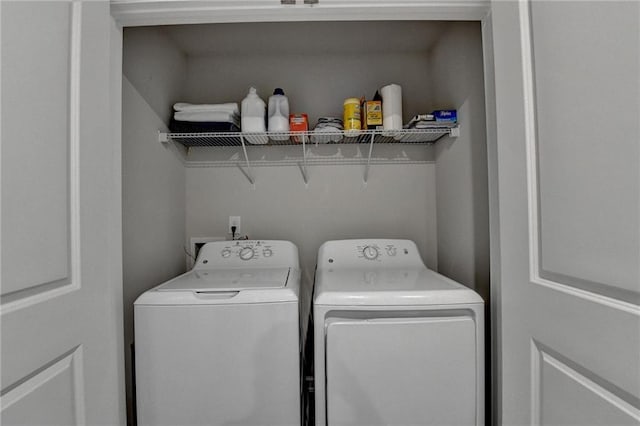 2719 Hedgeway Cir, Kennesaw, GA 30144 - washroom with separate washer and dryer
