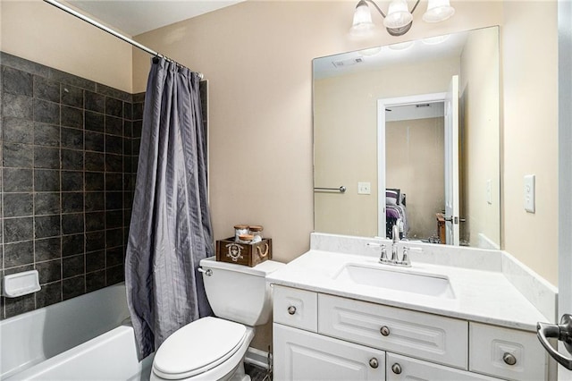 6350 Old Wood Hollow Way, Buford, GA 30518 - bathroom featuring vanity and shower / bath combo