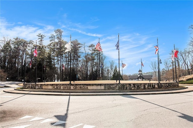 6350 Old Wood Hollow Way, Buford, GA 30518 - view of asphalt road featuring curbs