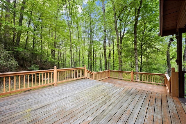 view of deck