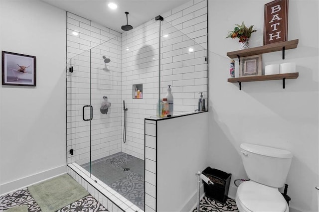 3088 Hiram Sudie Rd, Hiram, GA 30141 - full bath featuring toilet and a shower stall