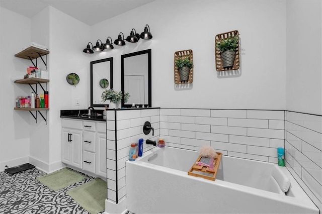 3088 Hiram Sudie Rd, Hiram, GA 30141 - bathroom with vanity and a garden tub