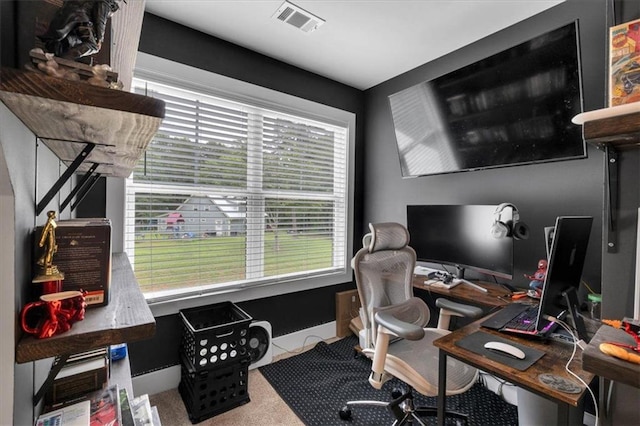 3088 Hiram Sudie Rd, Hiram, GA 30141 - office featuring healthy amount of natural light and carpet flooring