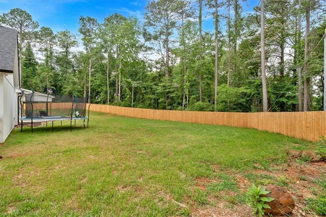 3088 Hiram Sudie Rd, Hiram, GA 30141 - fenced backyard with a trampoline