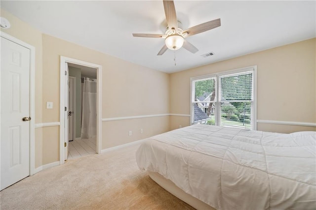 420 Big Bend Trl, Sugar Hill, GA 30518 - bedroom featuring carpet floors, baseboards, and ceiling fan