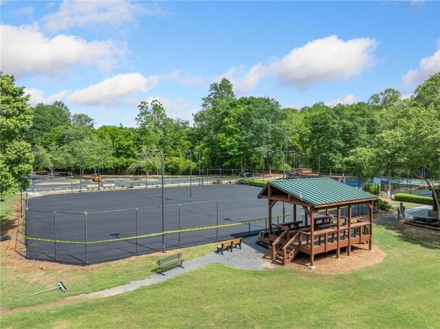 420 Big Bend Trl, Sugar Hill, GA 30518 - view of tennis court