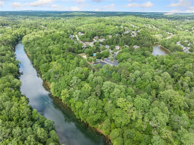 420 Big Bend Trl, Sugar Hill, GA 30518 - aerial view of a heavily wooded area and a nearby body of water