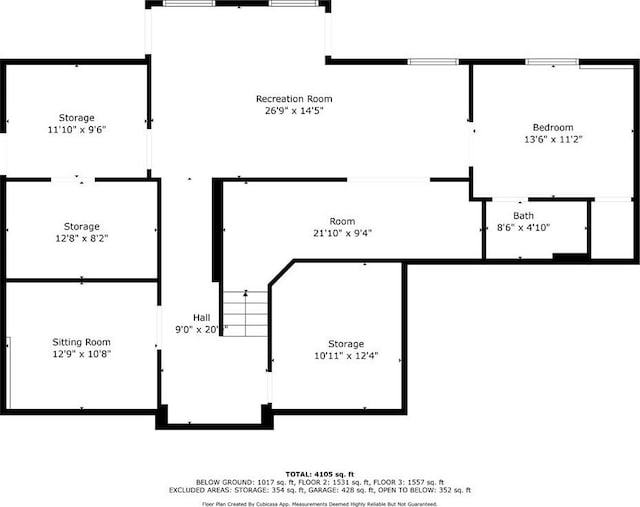 420 Big Bend Trl, Sugar Hill, GA 30518 - property floor plan