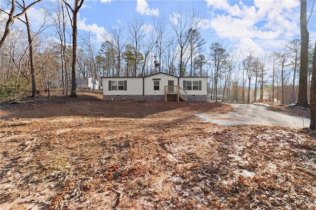 view of front of home