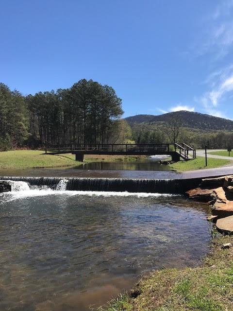 view of water feature featuring a mountain view