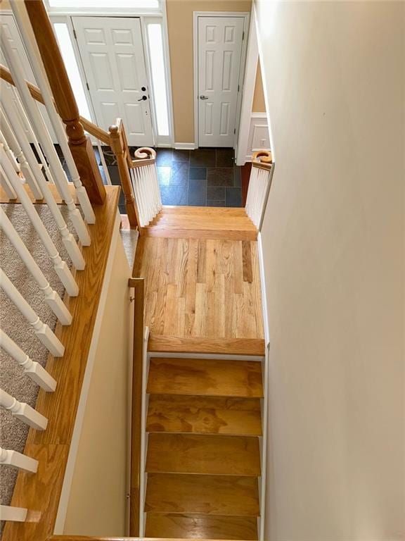 3381 Walkers Ridge Rd, Dacula, GA 30019 - staircase with baseboards