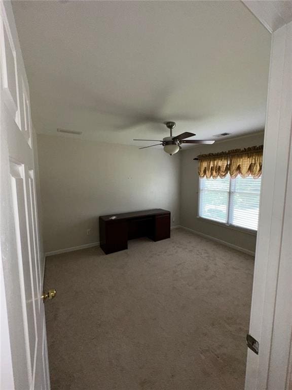 3381 Walkers Ridge Rd, Dacula, GA 30019 - unfurnished bedroom featuring carpet, baseboards, and ceiling fan