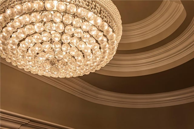 room details featuring crown molding