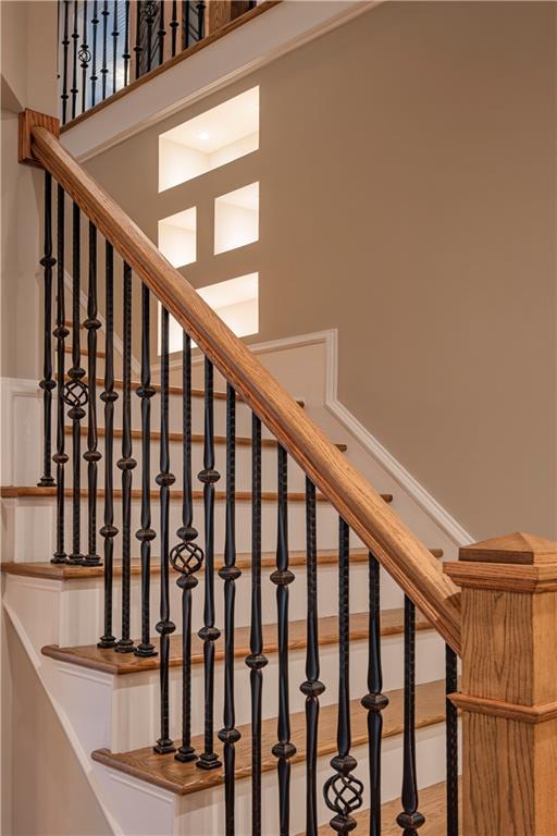 view of stairway