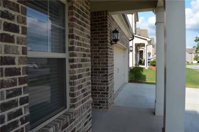 view of patio with covered porch