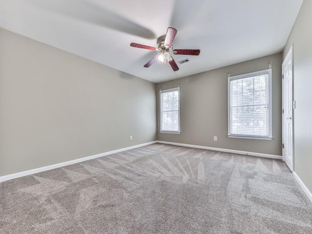 4601 Ethel Springs Trl SW, Mableton, GA 30126 - carpeted empty room featuring baseboards and ceiling fan