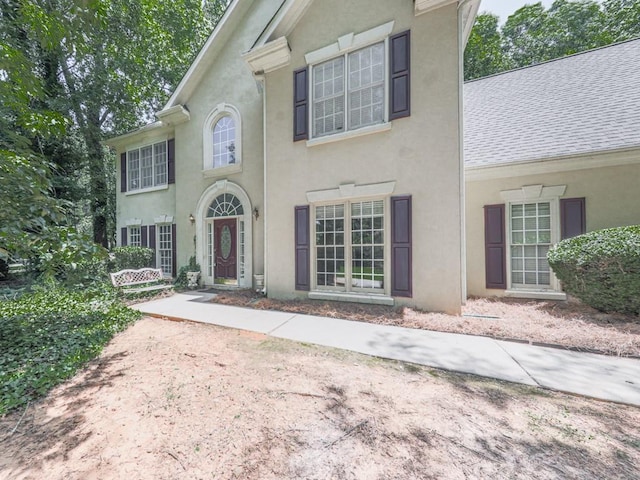 4601 Ethel Springs Trl SW, Mableton, GA 30126 - colonial house featuring stucco siding and a shingled roof