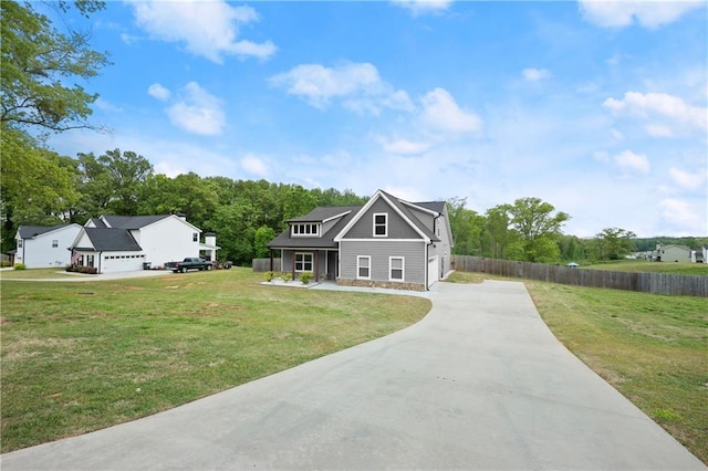 526 Wilbanks Rd, Alto, GA 30510 - view of front of home featuring fence, driveway, and a front yard