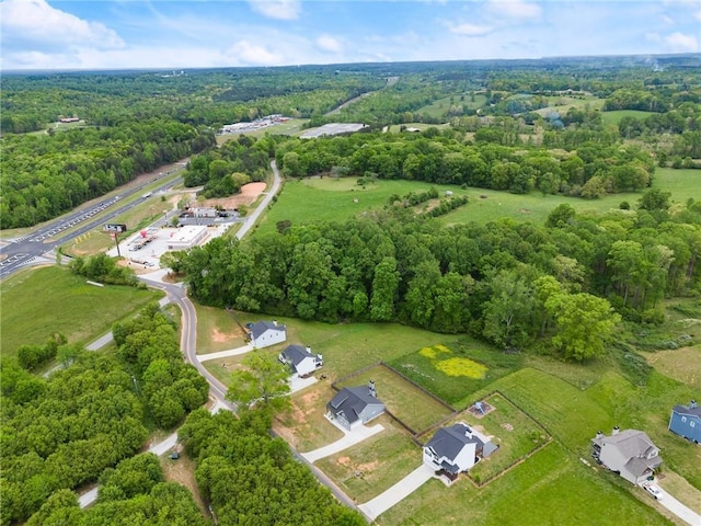 526 Wilbanks Rd, Alto, GA 30510 - birds eye view of property featuring a forest view