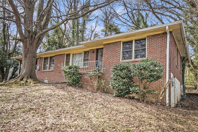 ranch-style home with brick siding