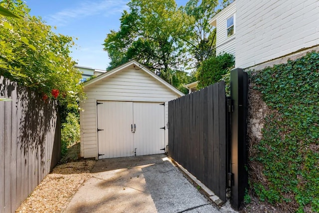 522 Trabert Ave NW, Atlanta, GA 30309 - view of shed featuring a gate