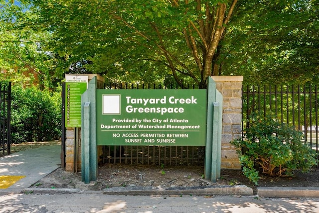522 Trabert Ave NW, Atlanta, GA 30309 - view of community / neighborhood sign