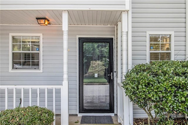 2376 Wellington Cir, Lithonia, GA 30058 - property entrance featuring covered porch