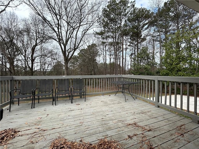 5862 Kitchens Rd SE, Mableton, GA 30126 - view of wooden terrace