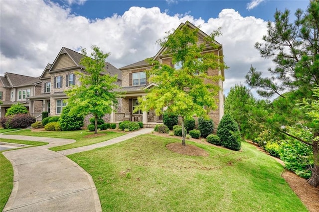 4895 Sterling Close, Buford, GA 30518 - view of front of home with a front lawn