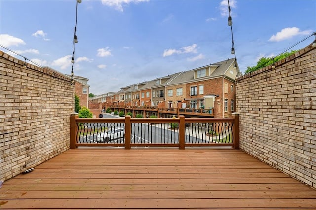 359 Alderwood Ln, Atlanta, GA 30328 - wooden deck featuring a residential view