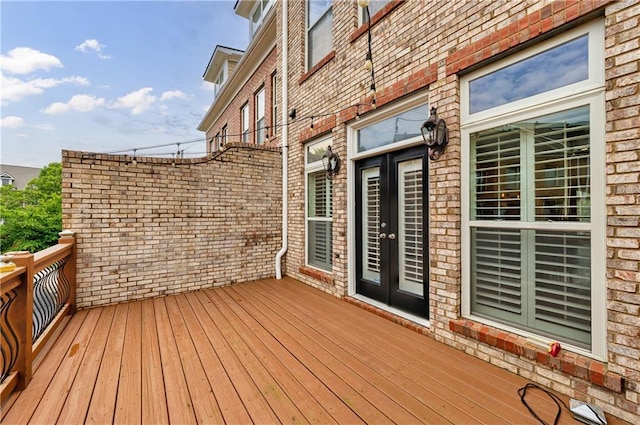 359 Alderwood Ln, Atlanta, GA 30328 - deck featuring french doors