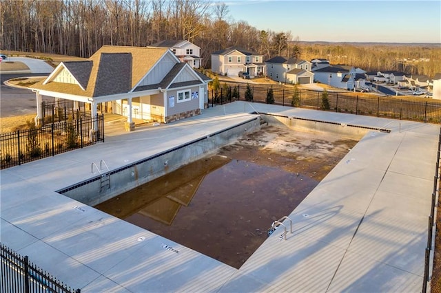 view of pool