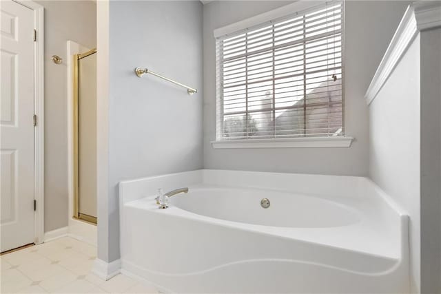 3549 Daventry Ln NW, Kennesaw, GA 30144 - full bath with a garden tub and a shower stall