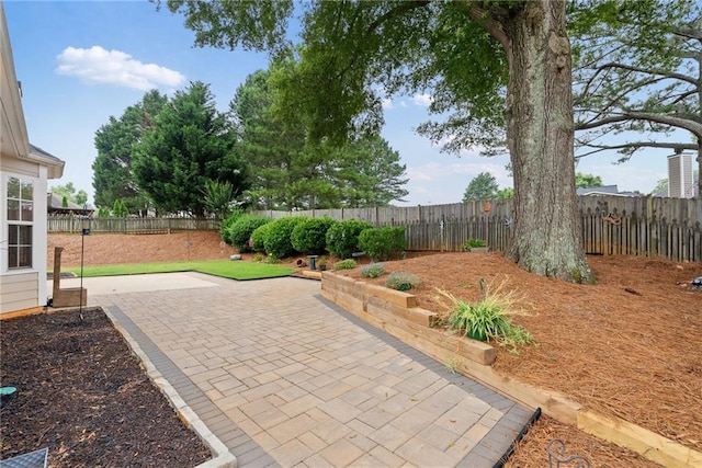 3549 Daventry Ln NW, Kennesaw, GA 30144 - fenced backyard with a patio area