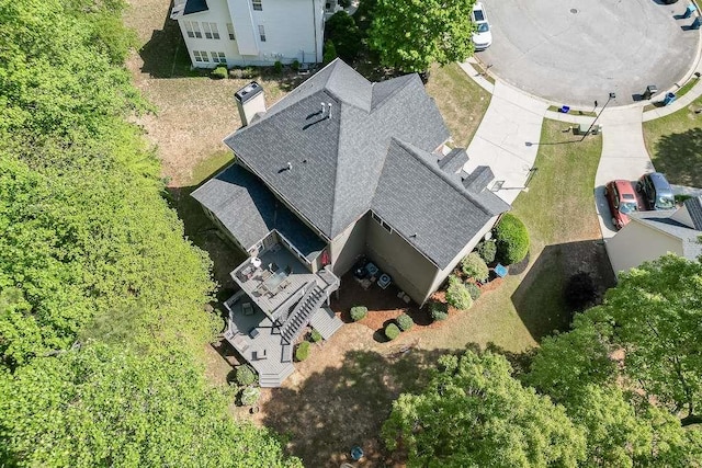 drone / aerial view