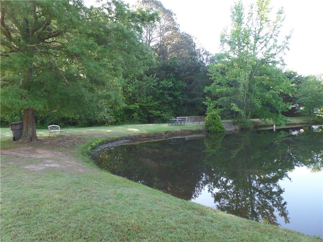 view of water feature