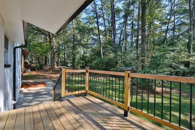 1770 Austin Dr, Decatur, GA 30032 - view of wooden terrace