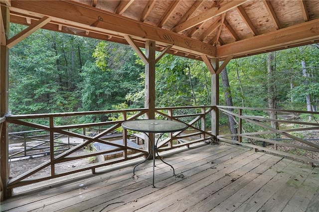 1500 Historic Vw, Stone Mountain, GA 30087 - view of wooden deck