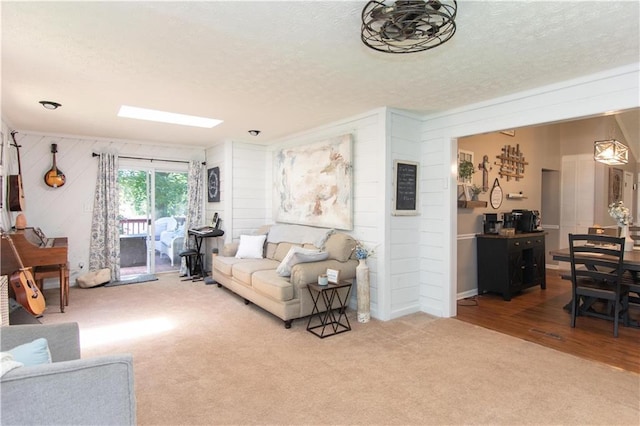 510 Whistlestop Dr, Woodstock, GA 30189 - carpeted living room with a textured ceiling