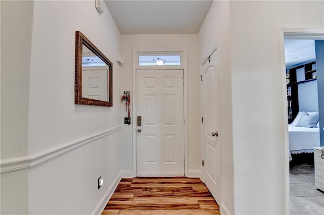 2220 Lily Valley Dr, Lawrenceville, GA 30045 - entrance foyer with light wood-style floors