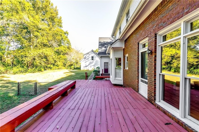 view of deck