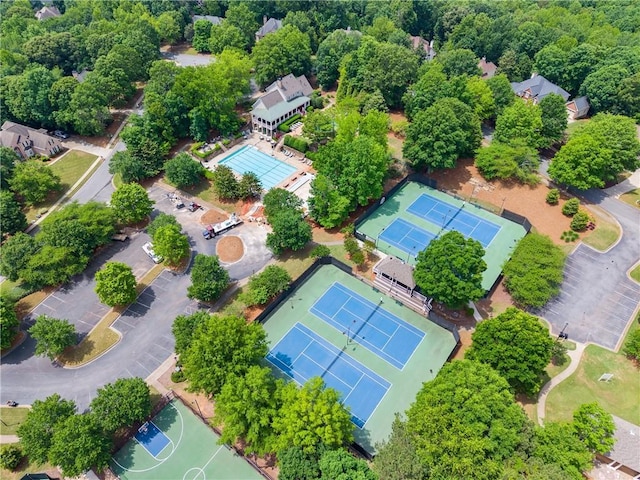 drone / aerial view