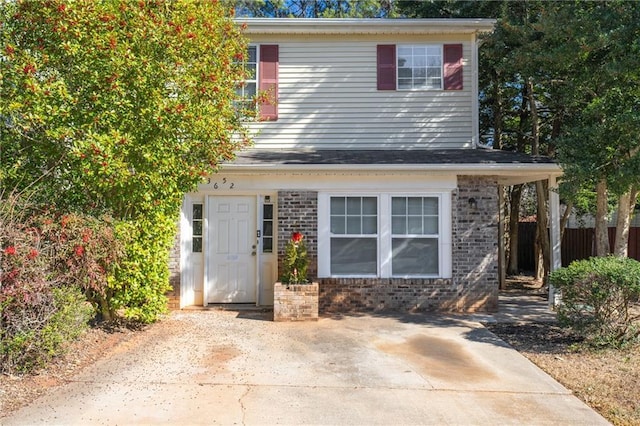 3652 Platina Park Ct, Decatur, GA 30034 - view of front of house with fence and brick siding