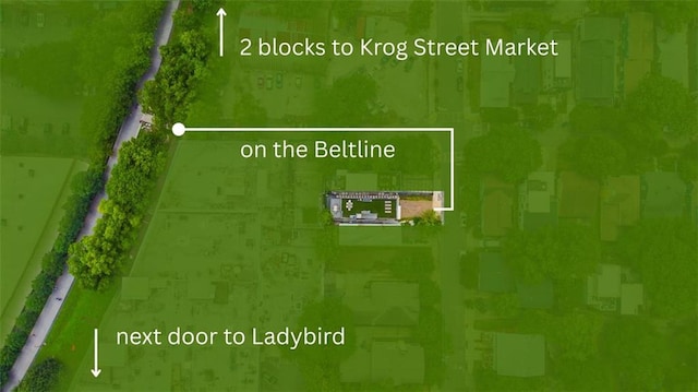 167 Sampson St NE, Atlanta, GA 30312 - map / location featuring property boundaries highlighted