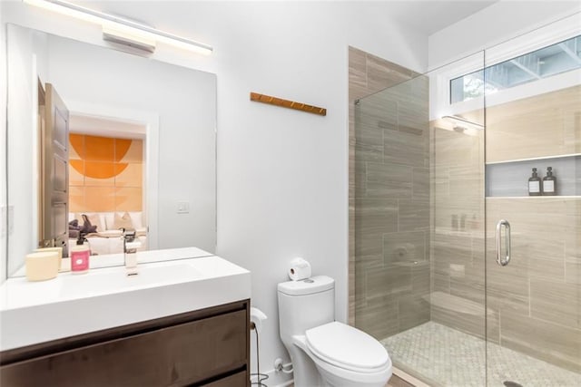 167 Sampson St NE, Atlanta, GA 30312 - bathroom featuring vanity and a shower stall
