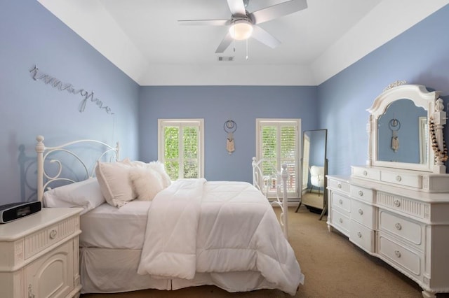 4250 Old Oak Trce, Cumming, GA 30041 - bedroom featuring carpet and a ceiling fan