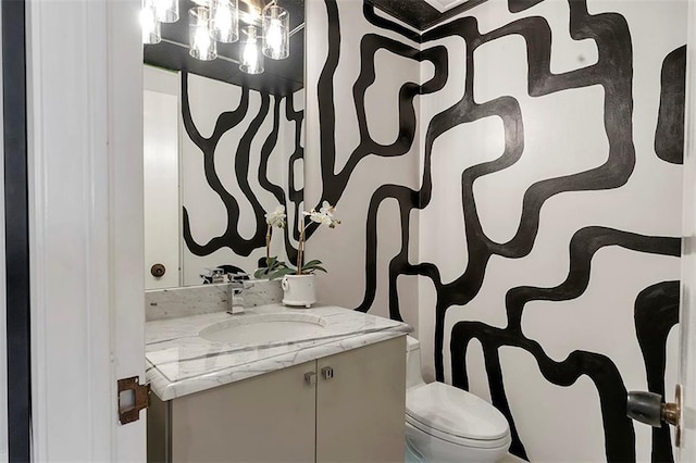 2575 Peachtree Rd NE Unit 11D, Atlanta, GA 30305 - bathroom featuring vanity and toilet